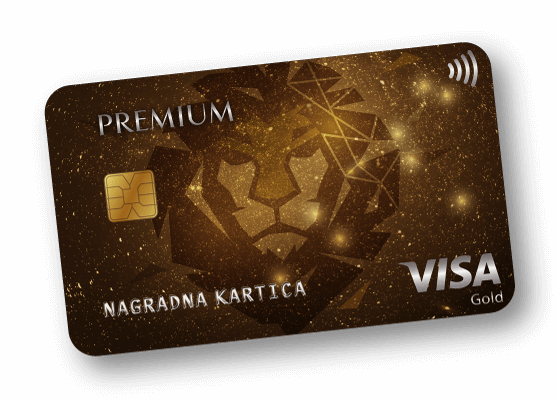 Premium Visa Gold kartica